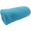 Tyrkysová fleecová deka 150x200 cm Plain – JAHU collections