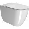 GSI PURA WC mísa kombi spodný/zadný odpad, Swirlflush, 36x63cm, biela ExtraGlaze 880611
