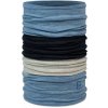 Multifunkčná šatka BUFF Merino Move - Block Lake Blue