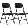 Multistore Cateringová stolička čierna 2ks