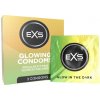EXS Glow in the Dark svietiace kondómy 3 ks, bez zápachu