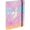 Baagl A4 Rainbow Unicorn ružová