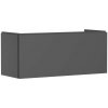 Hansgrohe Xilesa E skrinka 118x47x50 cm závesná kúpeľňová skrinka pod umývadlo sivá 54263760