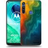 Picasee silikónový prehľadný obal pre Motorola Moto G8 - Solar