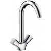 Hansgrohe Logis M31 - Drezová batéria s dvoma kohútikmi 220, 1jet, chróm 71280000