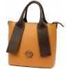 Barebag kožená moderná camel dámska kabelka do ruky hnedá