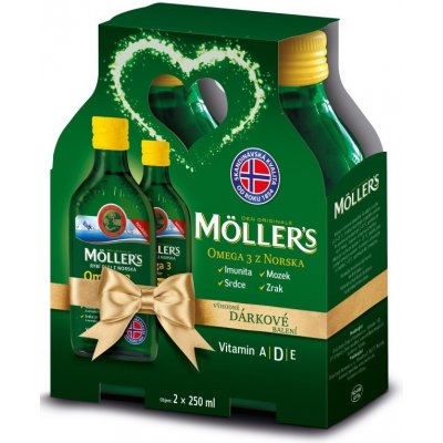 Mollers Omega 3 citron 2 x 250 ml