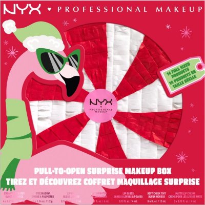 NYX Professional Makeup FA LA L.A. LAND NYX Professional Makeup Ultimate Edit Petite Shadow paletka očných tieňov 1 ks + NYX Professional Makeup Fat Oil Lip Drip tónovací olej na pery 1 ks + NYX Profe