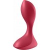Satisfyer BACKDOOR LOVER análny kolík vibračné Red 11 cm