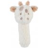 NATTOU Hračka plyšová hrkálka Teddy žirafa 14 cm