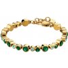 DYRBERG/KERN dámsky náramok TERESIA SG EMERALD GREEN MIX
