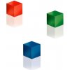 Magnety extra silné na sklenené tabule, kocka, farebné, 3 ks