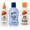Malibu Pack & Bag Malibu Lotion Spray Medium Protection ochranný sprej SPF 15 100 ml + Malibu After Sun Lotion mlieko po opaľovaní s aloe vera 100 ml + Malibu Lotion Medium Protection ochranné mlieko