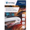 Laminovacia fólia, laminovateľná za tepla, 75 mikr., A4, lesklá, VICTORIA OFFICE, 100ks