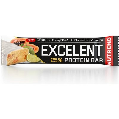 Nutrend Excelent Protein Bar 85 g limetka s papájou