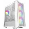 DEEPCOOL skříň CC560 MESH V2 / ATX / 4x120 mm fan ARGB / USB 3.0 / USB 2.0 / mesh panel / bílá (R-CC560-WHAMA4-G-2)