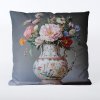 Takoy Obliečka na vankúš 45x45 nepremokavý polyester kvetinová váza-HT-00327 | 45 x 45 cm