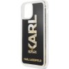 Puzdro Karl Lagerfeld pre iPhone 11 KLHCN61KAGBK silikónové, čierne