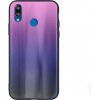 Púzdro GRADIENT GLASS CASE pre HUAWEI HONOR 9X - fialové