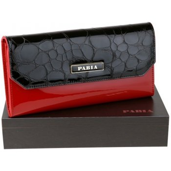 Dámska exkluzívna červeno peňaženka PABIA čierna