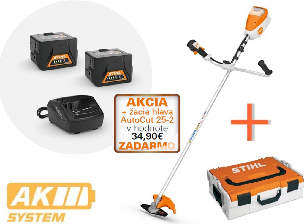 Stihl FSA 80 set 2x aku AK 30 a nabíjačka