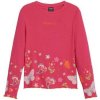 Desigual Tričká s dlhým rukávom 25WGTK22 3062 Ružová
