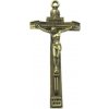 Prívesok: jubilejný kríž - zlatá farba, 8 cm - G573.BR