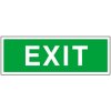 15.0126 Tabuľka východ (EXIT) - hlinik 30x10,5 cm Zelená-Biela