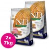 FARMINA N&D Dog AG Adult Mini, Lamb, Spelt, Oats & Blueberry 2x7kg