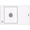 Concept DG10N50wh granitový kuchyňský dřez s odkapávačem, BÍLÁ