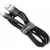 Baseus CALKLF-RV1 Cafule USB / Lightning QC3.0 2A 3m, černo-zlatý