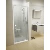 Ravak PIVOT PDOP1, 1-dielne sprchové dvere do niky otočné 80x190, Biela,Transp + Cleaner 03G40101Z1