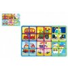 Teddies magnetické doskové doprava plast vo fólii 30x 20 x 1 cm 12 ks v boxe