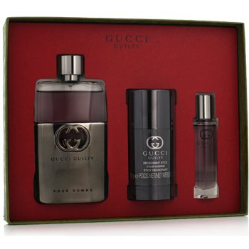 Gucci Guilty Pour Homme EDT 90 ml + EDT 15 ml + deostick 75 ml darčeková sada