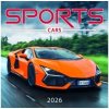 Kalendár 2026 SPORTS CARS, nástenný, mesačný, 14 listov, 330 x 330mm