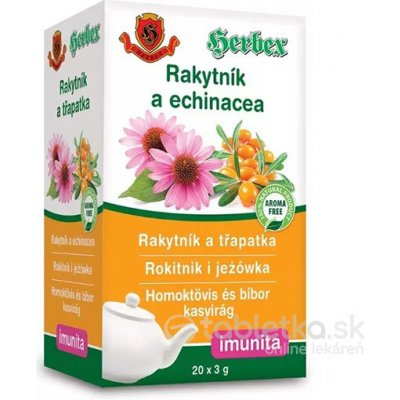 HERBEX Rakytník a echinacea bylinná zmes (wellness tea) 20x3 g