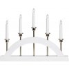 Markslöjd | Markslöjd 705832 - Vianočný svietnik BRIDGE 5xE10/3W/230V biela | ML1079
