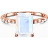 Royal Exklusive Royal Fashion prsteň Kráľovná 14k ružové zlato Vermeil s drahokamom Moonstonom a drahokamami topazy Velikost: 6 (EU: 51-53)