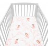 Bavlnené prestieradlo do postieľky New Baby Víly 120x60 cm