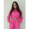 Crop mikina AYLA - Pink Veľkosť: M