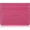 Paolo Peruzzi Kožené praktické puzdro na karty a vizitky | ružová T-151-PI