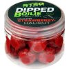Stég Boosterované Boilie Dipped Boilie 100 g 20 mm - Strawberry Halibut
