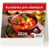 Stolový kalendár riadkový 17,1x13,9 cm - MiniMax Kuchárka pre všetkých 2026