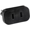 220V Napájací adaptér z US do EU (Čierny)