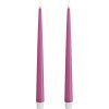 DeluxeHomeart Vysoké LED sviečky Shiny Magenta – set 2 ks