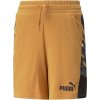 Puma ESS+CAMO SHORTS TR B DESERT CLAY Detské športové šortky, oranžová, 116