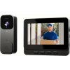 Verk 27624 Bezdrôtový WiFi videozvonček s kamerou a monitorom, čierny