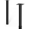 Stabilit Nábytková noha nastaviteľná, ⌀ 30 × 300–500 mm, oceľ, čierna, 30 kg, 50397