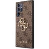 Puzdro Guess PU 4G Metal Logo Samsung Galaxy S23 Ultra - hnedé