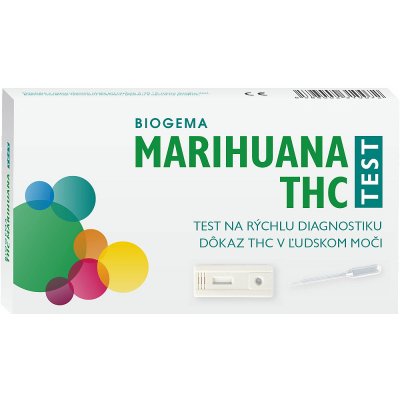 THC MARIHUANA TEST na stanovenie drogy v moči 1x1 ks